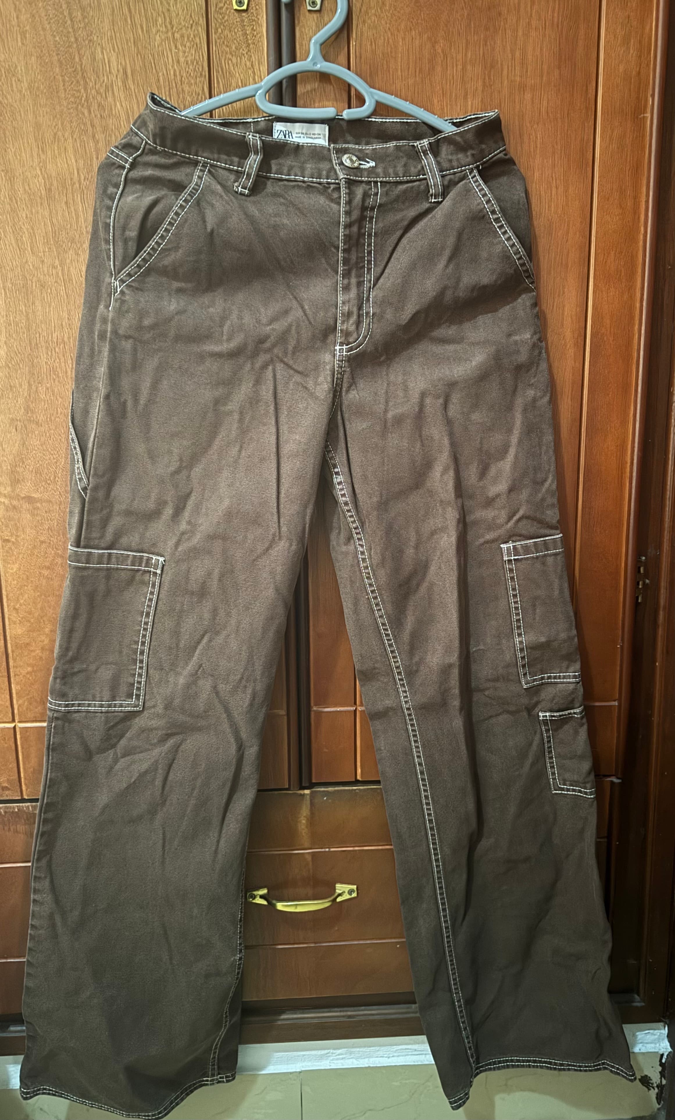 Pantalon cargo marron