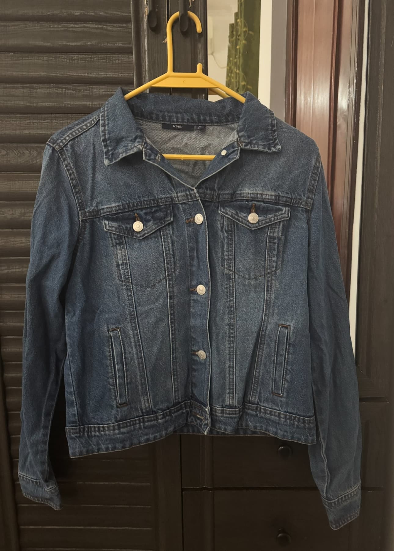 Veste en jean bleu